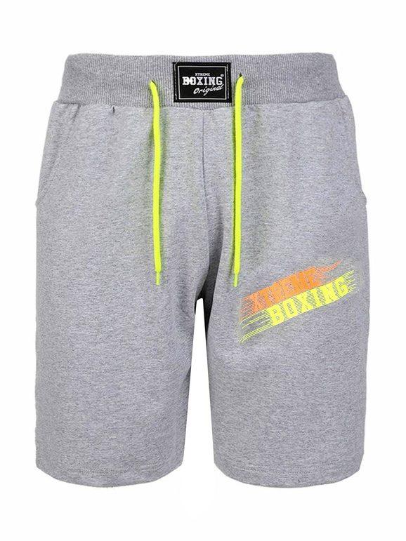 Xtreme Boxing Bermuda sportivi da ragazzi Pantaloni e shorts bambino Grigio taglia 10