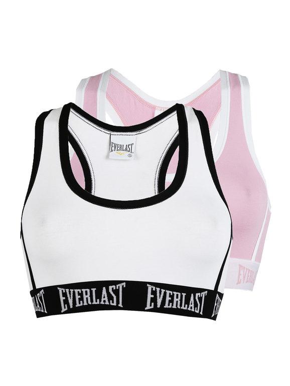 Everlast brassiere sportiva Confezione 2 pezzi T-Shirt e Top donna