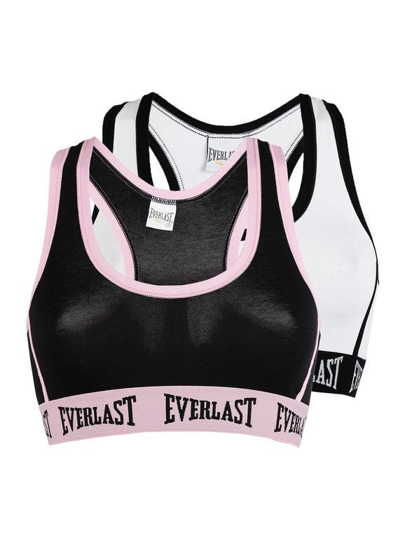 Everlast brassiere sportiva Confezione 2 pezzi T-Shirt e Top donna