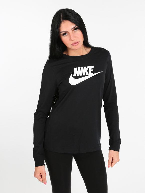 Nike BV6171 010 T-shirt manica lunga da donna T-Shirt e Top donna Nero taglia XL