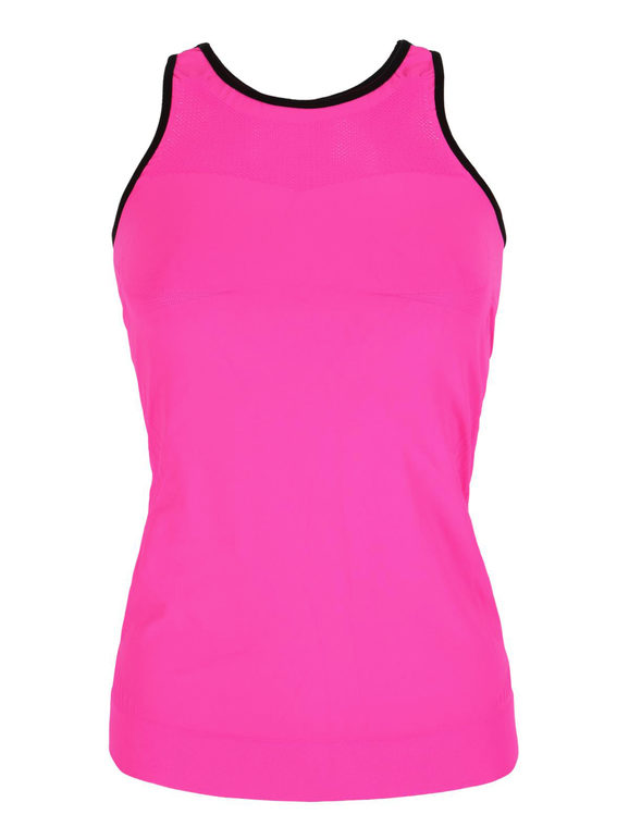 Bellissima Canotta sportiva da donna Tops donna Fucsia taglia S/M