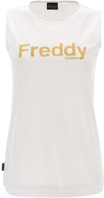 Freddy Canotta sportiva donna con scritta T-Shirt e Top donna Bianco taglia L