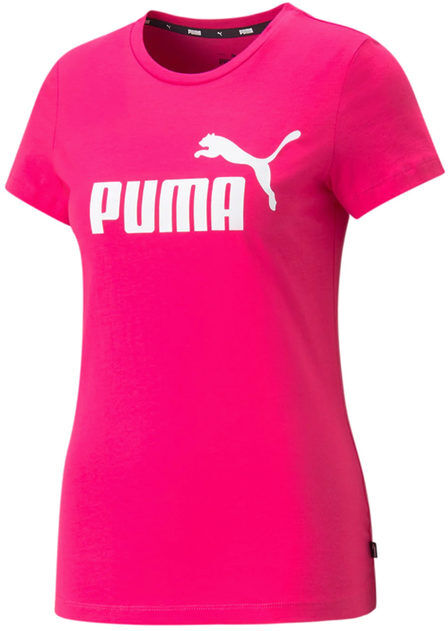 Puma ESS LOGO TEE T-shirt manica corta donna T-Shirt e Top donna Fucsia taglia XL