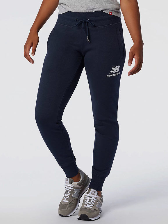 New Balance ESSE FT SWEATPANT Pantaloni sportivi donna Pantaloni e shorts donna Blu taglia M