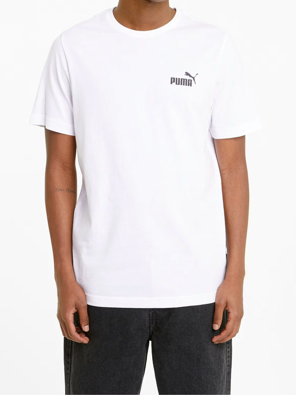Puma Essentials t-shirt uomo con piccolo logo T-Shirt e Top uomo Bianco taglia S