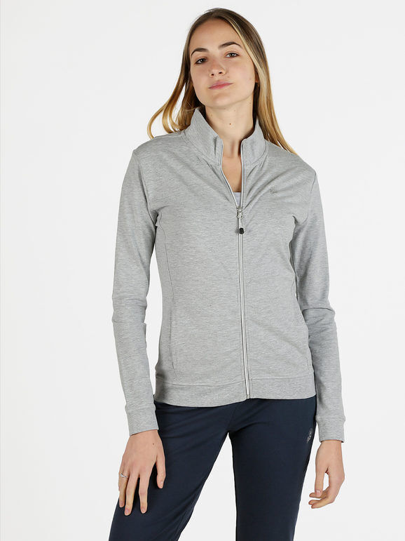 Athl Dpt Felpa donna full zip Felpe donna Grigio taglia L