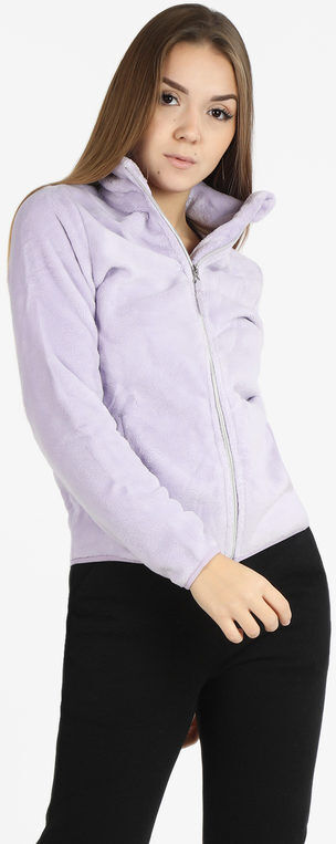 The People Rep Felpa donna pelosa full zip Felpe donna Viola taglia XL