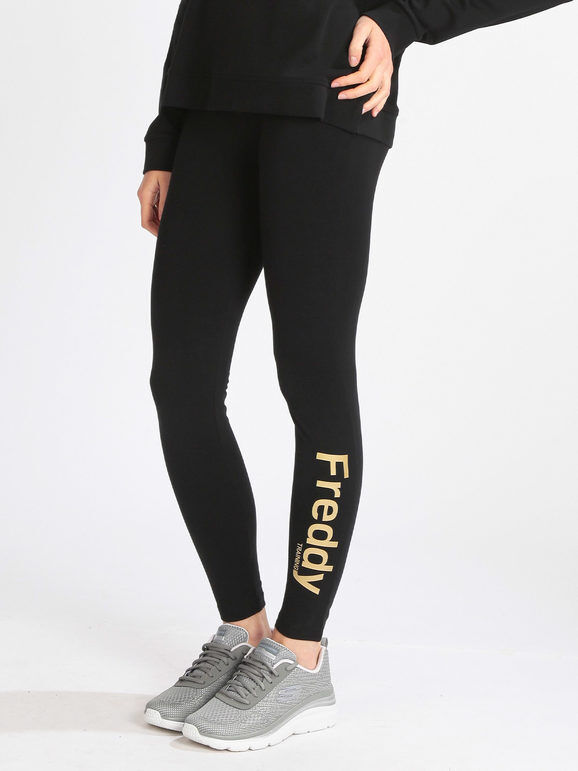 Freddy Leggings sportivi da donna Pantaloni e shorts donna Oro taglia S