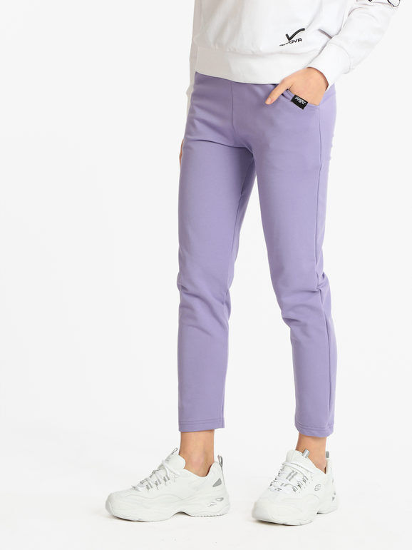 Dekuba Pantaloni sportivi donna Pantaloni e shorts donna Viola taglia M