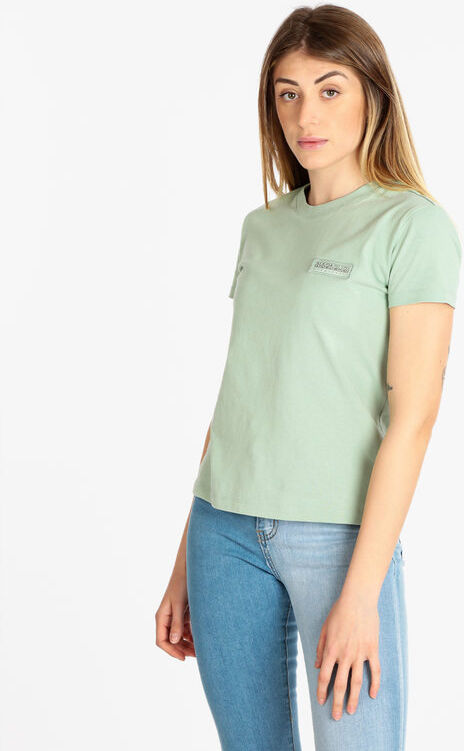 Napapijri S MORGEX W SS T-shirt donna manica corta T-Shirt Manica Corta donna Verde taglia L