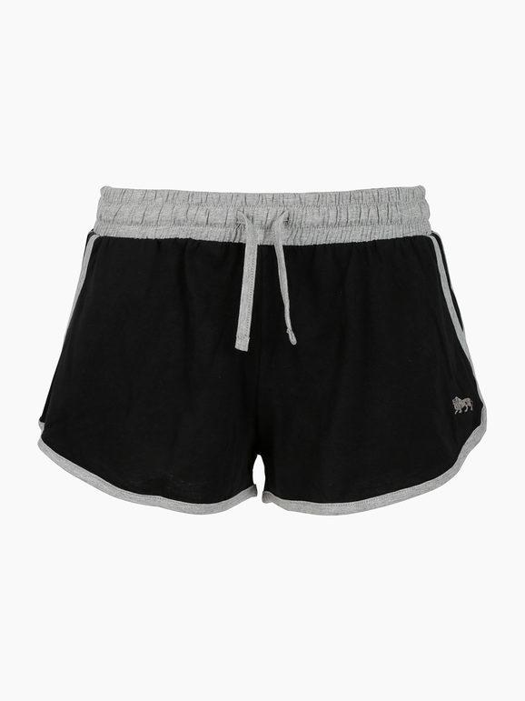 Lonsdale Shorts donna in cotone Pantaloni e shorts donna Nero taglia L