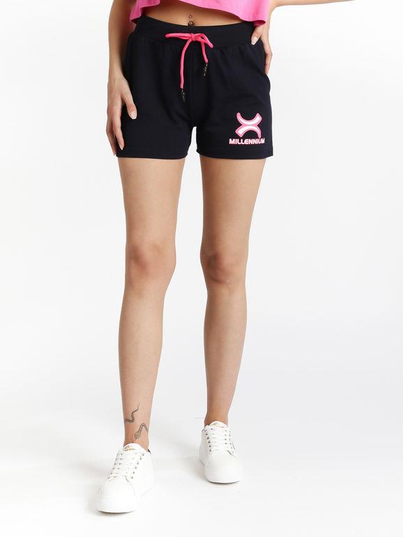 Millennium Shorts sportivi con coulisse Pantaloni e shorts donna Blu taglia XL