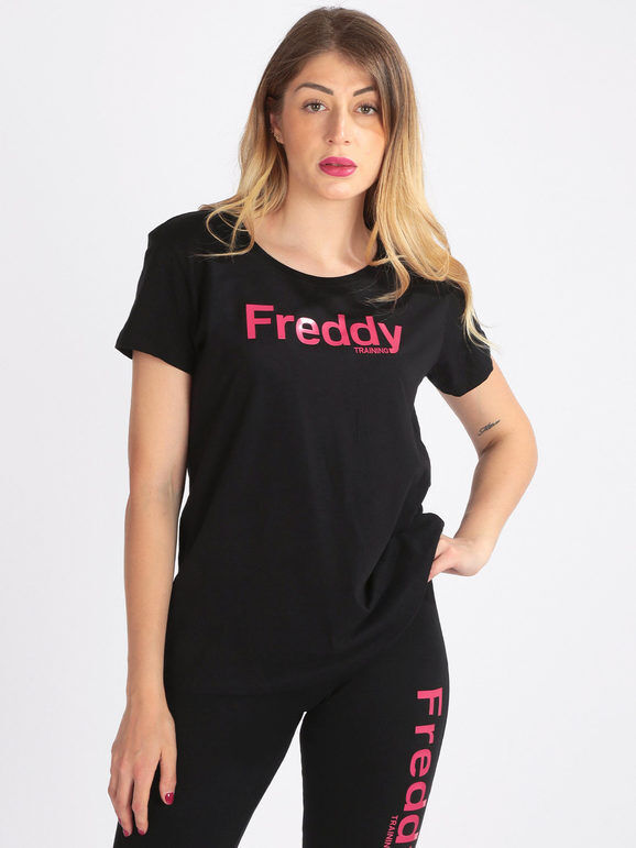 Freddy T-shirt donna in cotone T-Shirt e Top donna Fucsia taglia XL