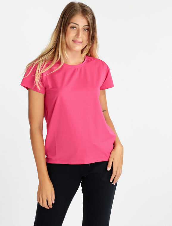 Athl Dpt T-shirt donna in tessuto tecnico sportivo T-Shirt Manica Corta donna Rosso taglia L