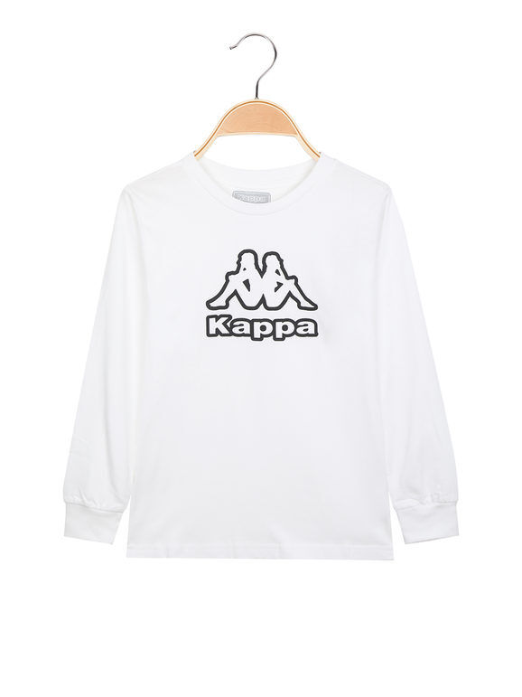 Kappa T-shirt manica lunga da bambino T-Shirt e Top bambino Bianco taglia 05