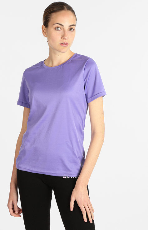 Athl Dpt T-shirt sportiva donna manica corta T-Shirt e Top donna Viola taglia L