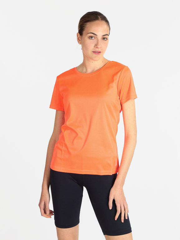 Athl Dpt T-shirt sportiva donna manica corta T-Shirt e Top donna Arancione taglia L