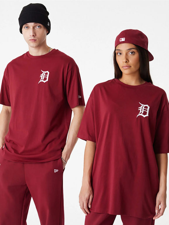 New Era T-shirt unisex manica corta T-Shirt e Top unisex Rosso taglia L