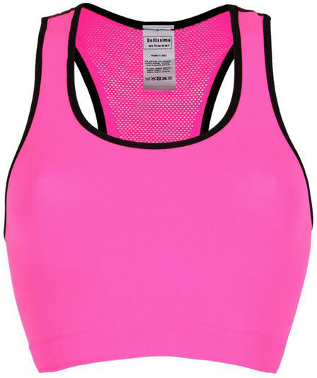 Bellissima Top sportivo da donna Tops donna Fucsia taglia S/M