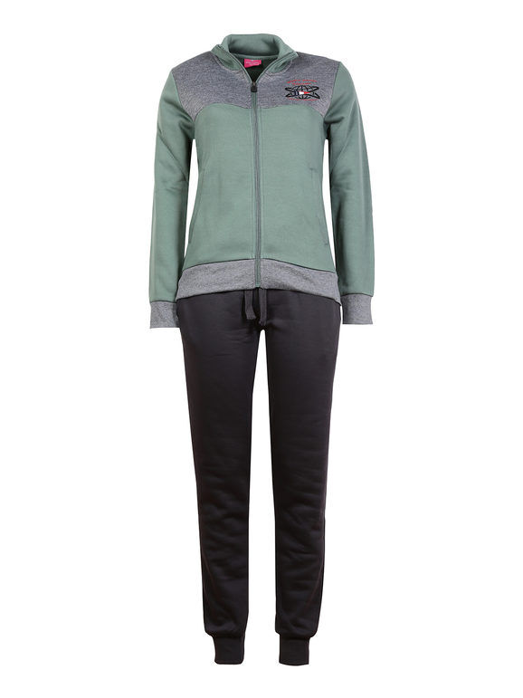 Nautica Tuta sportiva da donna in cotone felpato Tute Sportive donna Verde taglia L