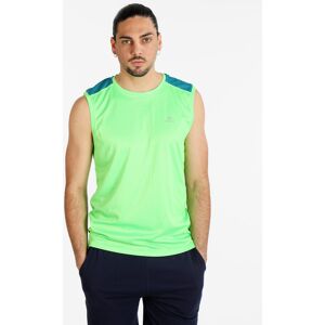 Athl Dpt Canotta sportiva da uomo T-Shirt Manica Corta uomo Verde taglia XXL