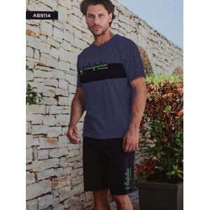 Australian Completo sportivo corto da uomo 2 pezzi Tute Sportive uomo Blu taglia L