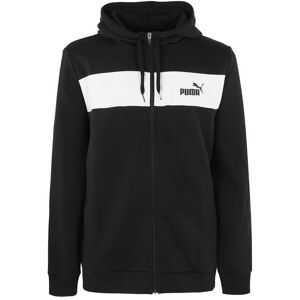 Puma FZ Panel Tracksuit Felpa da uomo con cappuccio e zip Felpe uomo Nero taglia L