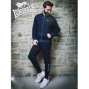 Lonsdale Tuta sportiva da uomo con cerniera Tute Sportive uomo Blu taglia L