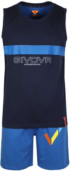 givova completo estivo corto 2 pezzi da uomo tute sportive uomo blu taglia xxl