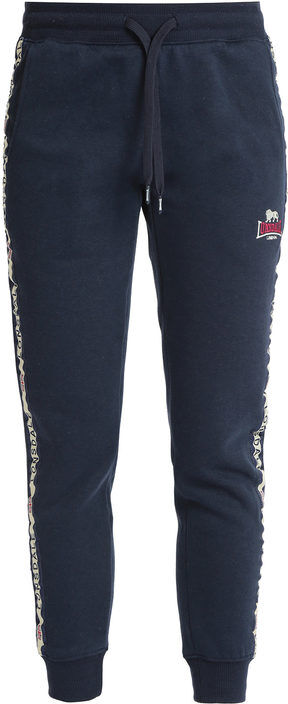 lonsdale pantaloni sportivi da uomo in cotone felpato pantaloni sportivi in felpa uomo blu taglia xl