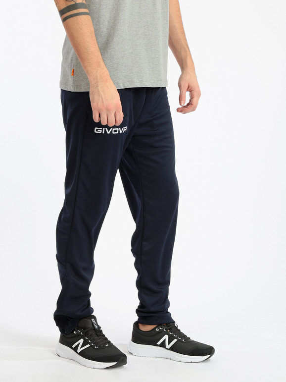 givova pantaloni sportivi da uomo pantaloni e shorts uomo blu taglia m