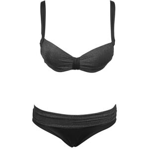 Bellissima Costume bikini donna con lurex taglie forti Bikini donna Nero taglia 54