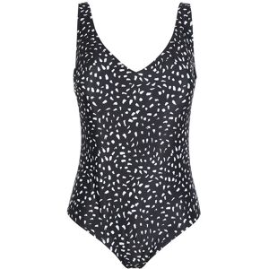 moorea beach Costume intero donna con stampa taglie forti Costumi Interi donna Nero taglia 50