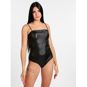 mya swimwear Costume mare intero in lamè Costumi Interi donna Nero taglia 40