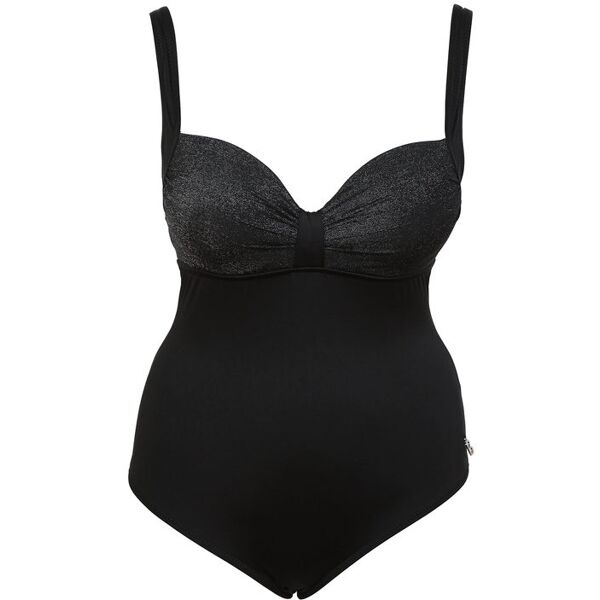 bellissima costume da bagno intero donna imbottito taglie forti costumi interi donna nero taglia 48