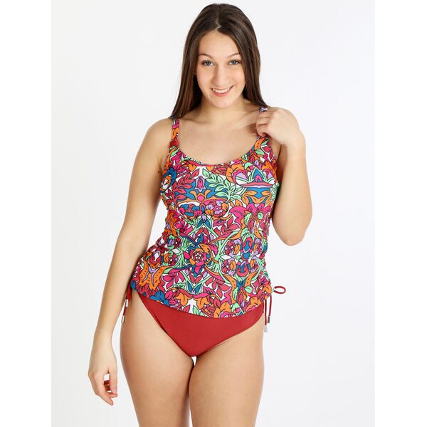 4 you costume na tankini 2 pezzi multicolor costumi interi donna rosso taglia 44