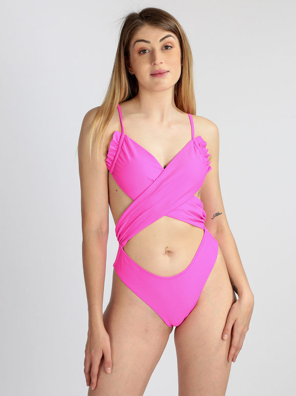 mya swimwear costume da bagno intero da donna costumi interi donna fucsia taglia 44