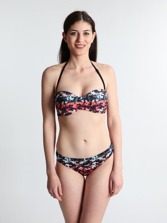 Bellissima Bikini a fascia mimetico modello CAYO LARGO coppa B Bikini donna Arancione taglia 44