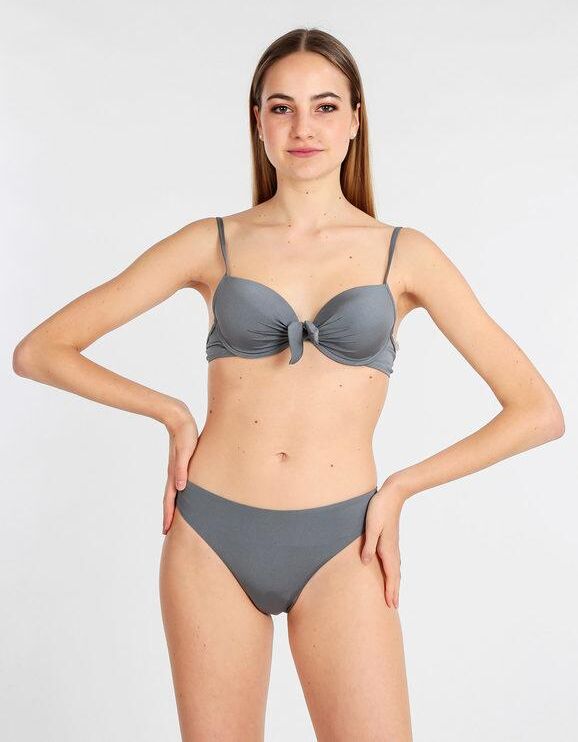 Brilliant Bikini donna imbottito con ferretto Bikini donna Grigio taglia 40