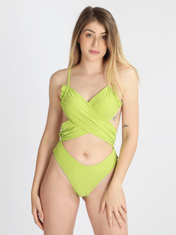 mya swimwear Costume da bagno intero da donna Costumi Interi donna Verde taglia 40