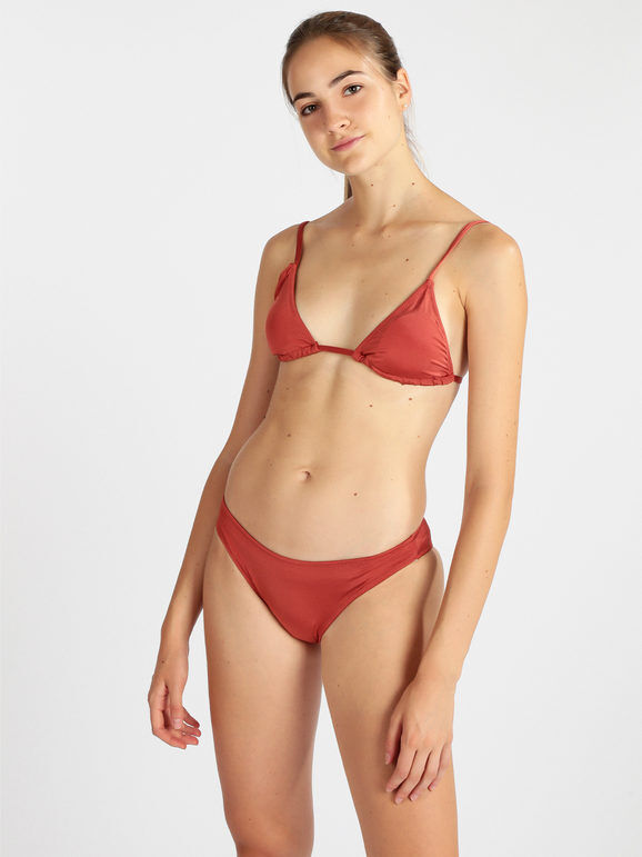 Brilliant Costume mare bikini a triangolo donna Bikini donna Arancione taglia 44
