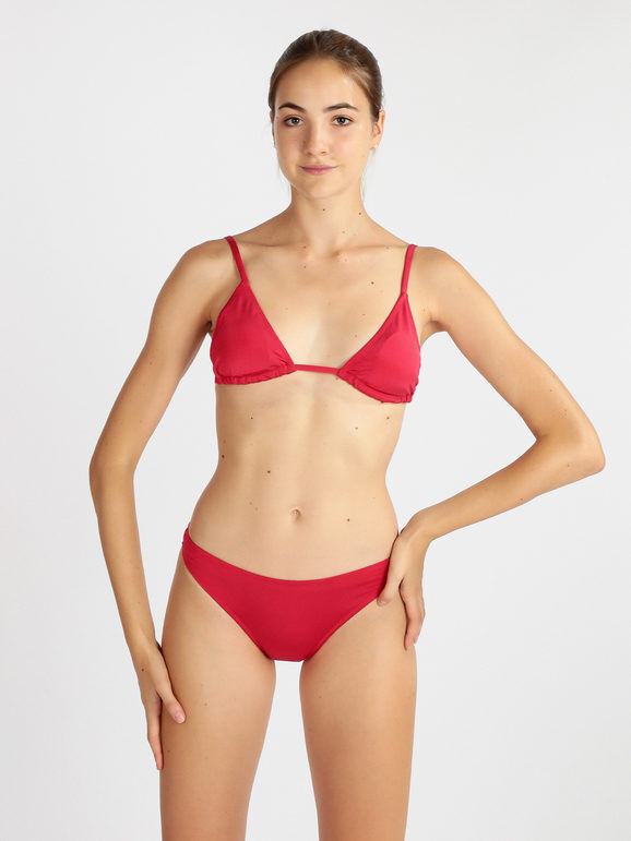 Brilliant Costume mare bikini a triangolo donna Bikini donna Rosso taglia 40