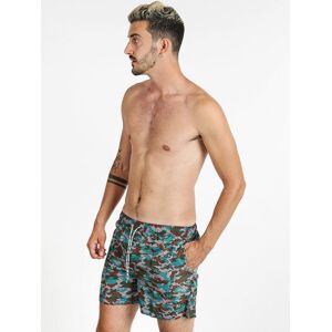 Renato Balestra Boxer da mare mimetico Bermuda Mare uomo Verde taglia 54