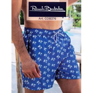 Renato Balestra Boxer da mare uomo con palme Bermuda Mare uomo Blu taglia 50