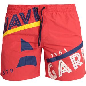 Navigare Boxer da mare uomo con scritta Boxer Mare uomo Rosso taglia L