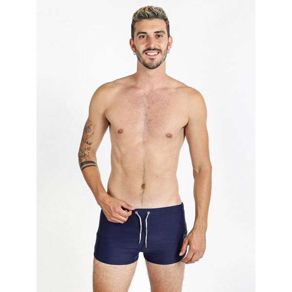 australian boxer da mare aderente bermuda mare uomo blu taglia 48