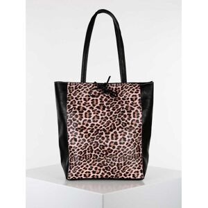 Solada Borsa shopper animalier in ecopelle Borse a Spalla donna Beige taglia Unica