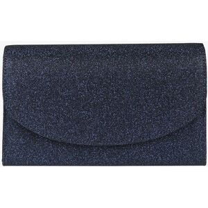 Solada Pochette rigida glitter Pochette donna Blu taglia Unica