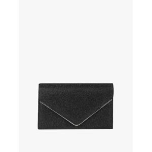 Solada Pochette rigida glitterata Pochette donna Nero taglia Unica