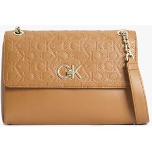 Calvin Klein Re-Lock ew Cony Crossbody Borsa a tracolla con stampe Borse a Tracolla donna Beige taglia Unica